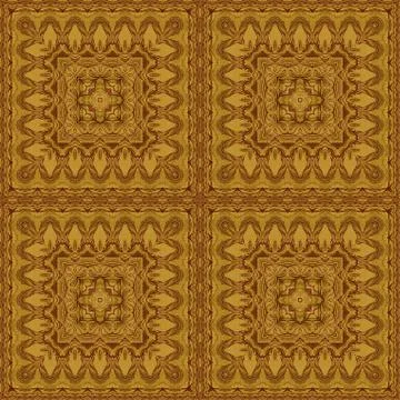 Seamless graphic pattern on veneer 库存插图