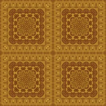 Seamless graphic pattern on veneer Illustrazione stock