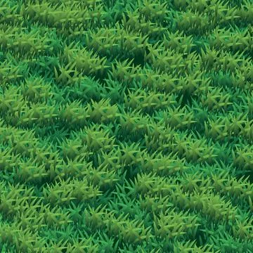 Seamless grass vector texture. Green grass seamless texture illustration Stock Illustration