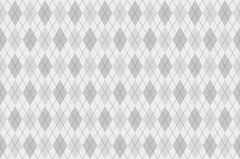Seamless gray argyle pattern. Diamond shapes background. Vector Stock Illustration