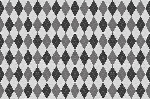 Seamless gray argyle pattern. Diamond shapes background. Vector 스톡 일러스트