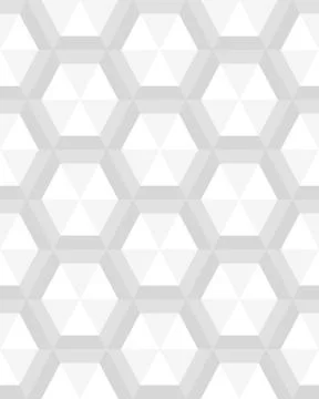 Seamless  gray hexagon Stock Illustration