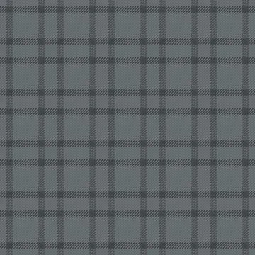 A seamless gray plaid pattern featuring a sophisticated tartan texture. This  Stock Illustration
