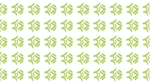Seamless green abstract floral pattern background with minimalist organic t.. Illustrazione stock