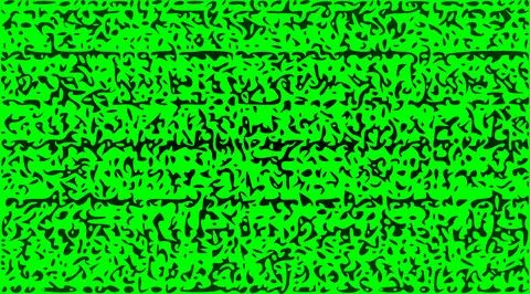 Seamless green abstract organic shape background, Distressed line texture pat Stock Illustration