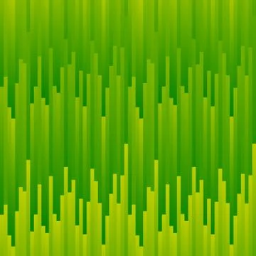 Seamless green abstract pattern. Geometric print composed of colored green ye Stock Illustration
