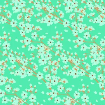 Seamless green background Stock Illustration