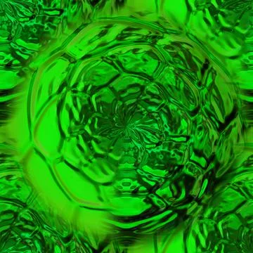 Seamless green background with round elements. Beautiful abstraction.  Stock Illustration