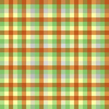 Seamless green checkered pattern. Repeat plaid texture Stock Illustration