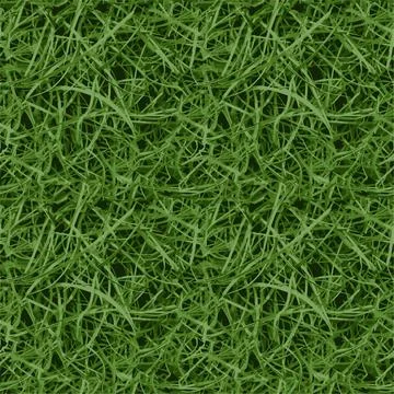 Seamless green grass close-up vector background texture green grass Stock Illustration