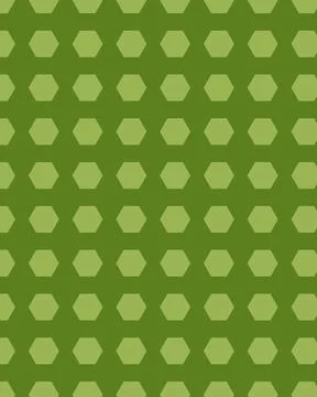 Seamless green hexagon pattern background with geometric minimalist tile de.. Stock Illustration