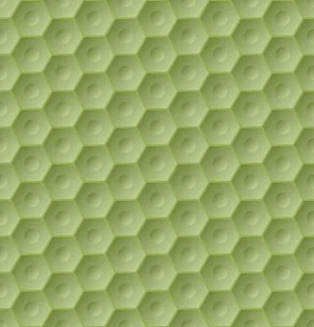Seamless green hexagon pattern Stock Illustration