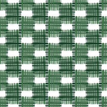 SEAMLESS GREEN PATTERN BACKGROUND WITH HAND DRAW SQUARE SHAPE FROM LINE 스톡 일러스트