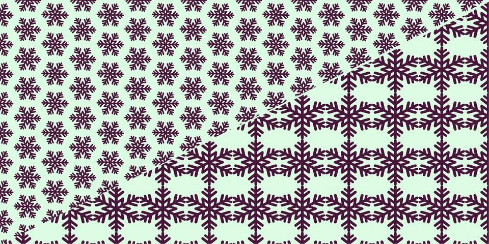 Seamless Green Pattern With Dark Rectangles イラスト素材