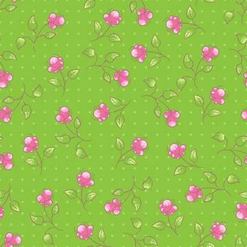 Seamless green pattern Ilustración de archivo