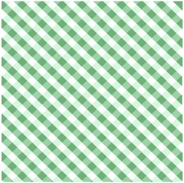 Seamless green plaid pattern Stock Illustration