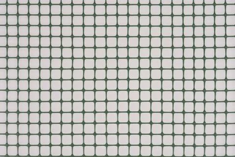 Seamless green plastic mesh pattern on white background Stock Photos