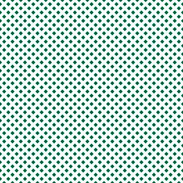 Seamless green small square boxes on white background Illustrazione stock