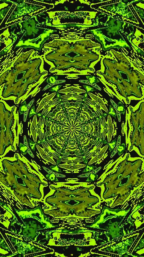 Seamless green tunnel loop video screensaver showcasing intricate patterns .. Stock-Footage 321571343