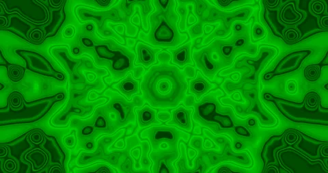 Seamless green tunnel video loop with abstract patterns for relax Stock Footage 317965071