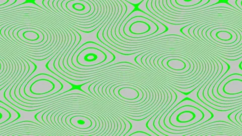 Seamless green wavy abstract geometric background pattern loop Stock Footage 341055237