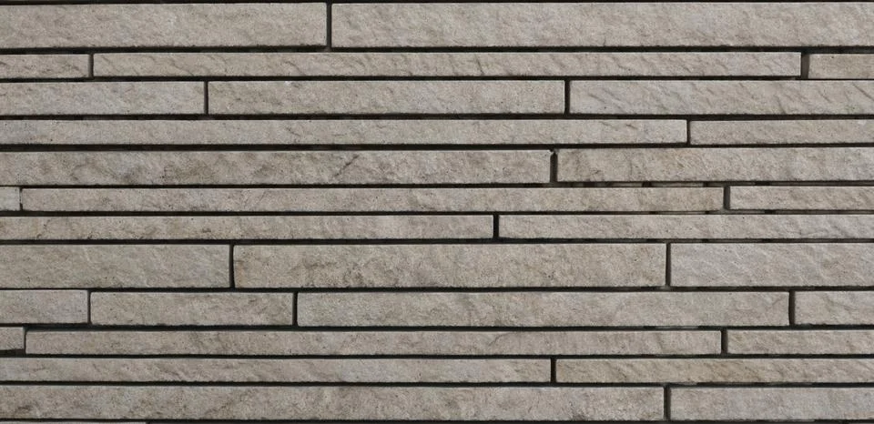 Seamless Grey Stone Tile Texture Background - Modern Rustic Architectural A.. Stock Photos