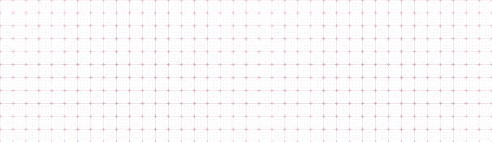 Seamless grid bg with cross marks at line intersections. Pink squared millimeter Stock Illustration