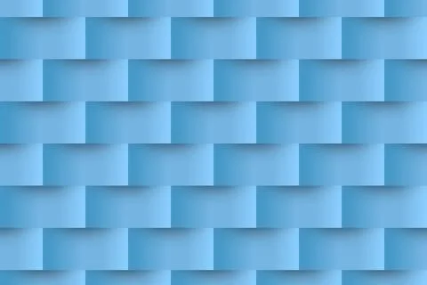 Seamless grid of horizontal blue gradient panels is forming in flat design 库存插图