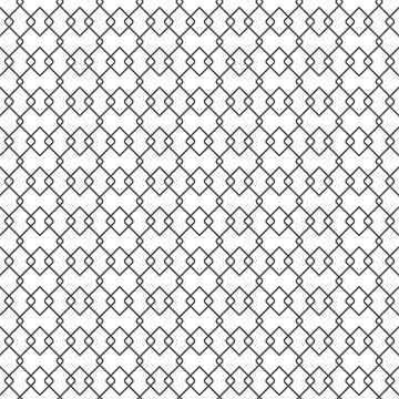 Seamless grid pattern of intersecting lines for texture, textiles and simple Stock Illustration