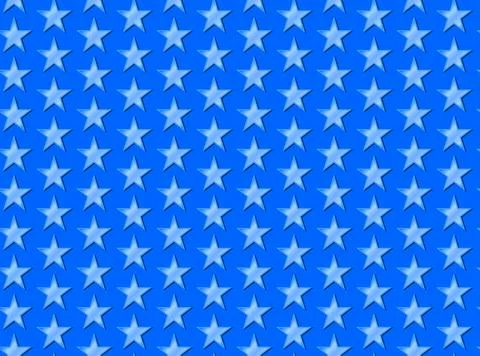 Seamless grid pattern of stars in blue - Illustration Stock Illustration