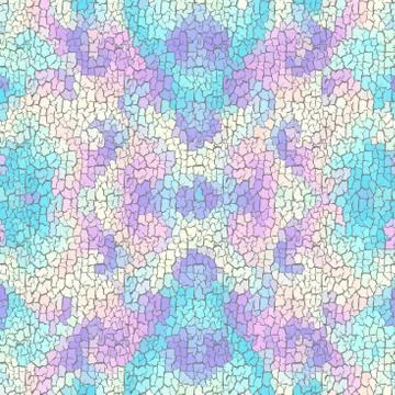 Seamless grunge abstract square pattern. Paint grunge cracks. Illustrazione stock