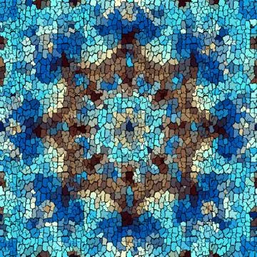 Seamless grunge abstract square pattern. Paint grunge cracks. Illustrazione stock