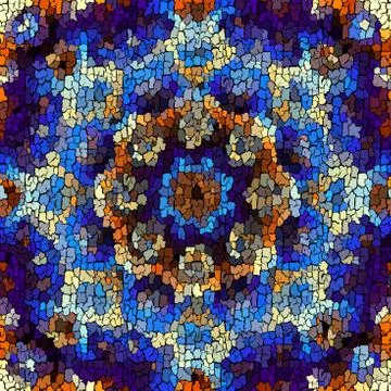 Seamless grunge abstract square pattern. Paint grunge cracks. 스톡 일러스트