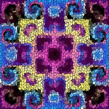 Seamless grunge abstract square pattern. Paint grunge cracks. Stockillustratie