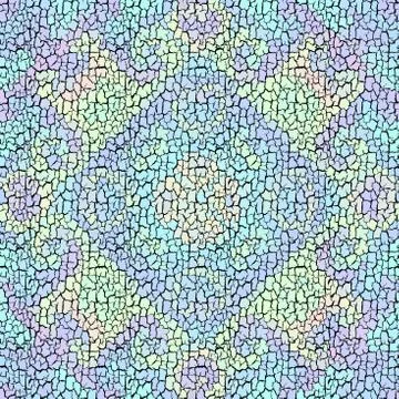 Seamless grunge abstract square pattern. Paint grunge cracks. Stock Illustration