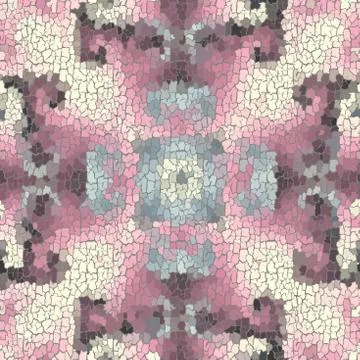 Seamless grunge abstract square pattern. Paint grunge cracks. Stockillustratie