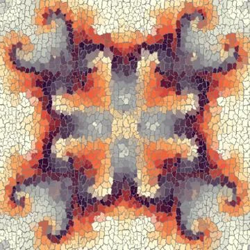 Seamless grunge abstract square pattern. Paint grunge cracks. Illustrazione stock