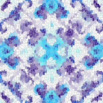 Seamless grunge abstract square pattern. Paint grunge cracks. Illustrazione stock