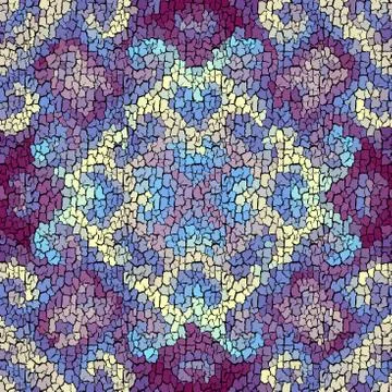 Seamless grunge abstract square pattern. Paint grunge cracks. Stock Illustration