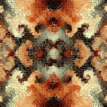 Seamless grunge abstract square pattern. Paint grunge cracks. Stockillustratie