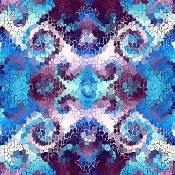 Seamless grunge abstract square pattern. Paint grunge cracks. Stockillustratie