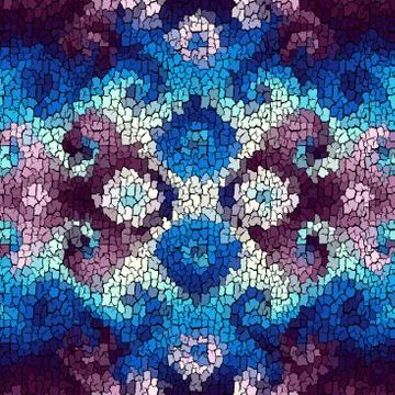 Seamless grunge abstract square pattern. Paint grunge cracks. Illustrazione stock