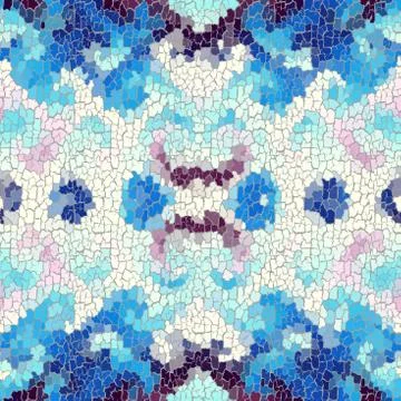 Seamless grunge abstract square pattern. Paint grunge cracks. Illustrazione stock