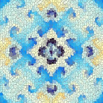 Seamless grunge abstract square pattern. Paint grunge cracks. Stockillustratie