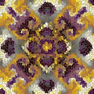 Seamless grunge abstract square pattern. Paint grunge cracks. Stock Illustration