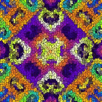 Seamless grunge abstract square pattern. Paint grunge cracks. Stock Illustration