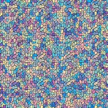 Seamless grunge abstract square pattern. Paint grunge cracks. Stock Illustration