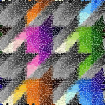 Seamless grunge abstract square pattern. Paint grunge cracks. Stock Illustration