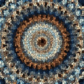 Seamless grunge abstract square pattern. Paint grunge cracks. Stock Illustration