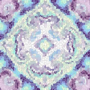 Seamless grunge abstract square pattern. Paint grunge cracks. Stock Illustration